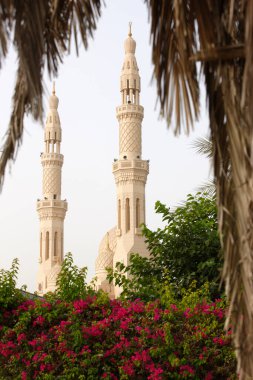 Jumeirah Camii. Minare. Birleşik Arap Emirlikleri.