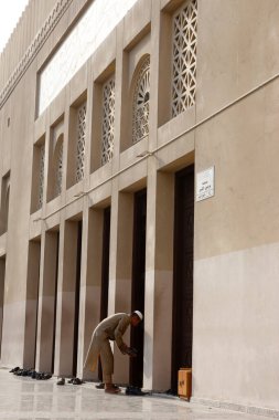 Dubai Büyük Camii. Birleşik Arap Emirlikleri.