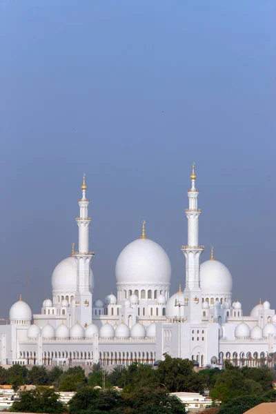 Sheikh Zayeds Stora Moské Den Största Moskén Förenade Arabemiraten Och — Stockfoto