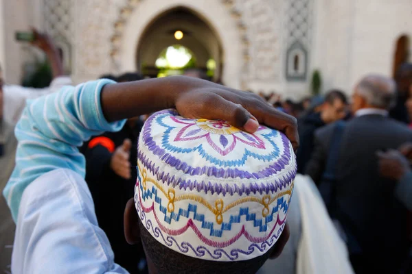 아드엘 축제에 이슬람교도들 프랑스 — 스톡 사진