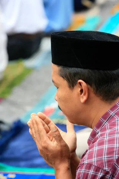 Vrijdag Gebed Masjid Kampung Moskee Maleisië — Stockfoto