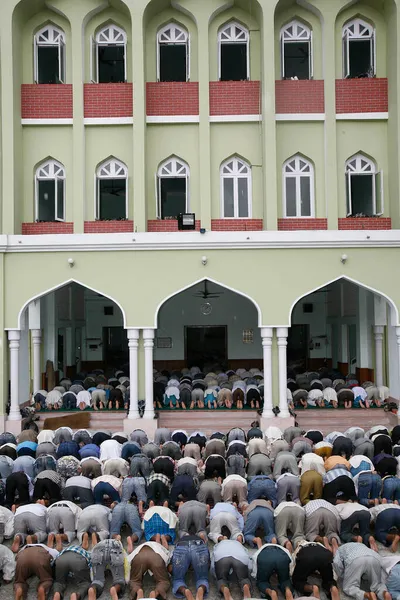 星期五在加德满都清真寺祈祷 尼泊尔 — 图库照片