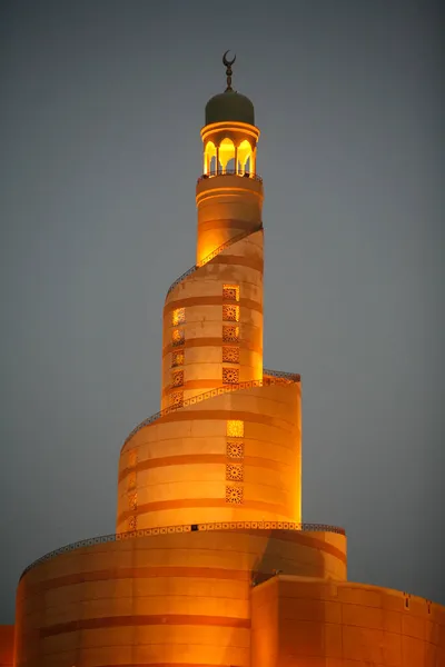 Doha Das Islamische Zentrum Minarett Katar — Stockfoto