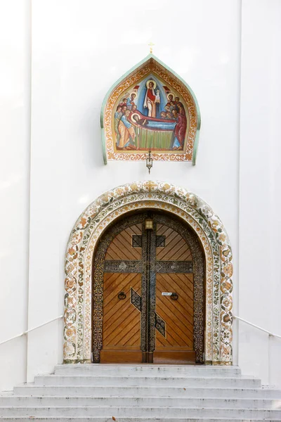 Notre Dame Assomption Capilla Ortodoxa Sainte Genevieve Des Bois Francia — Foto de Stock