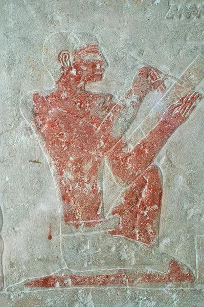 开罗埃及博物馆的巴斯救济 — 图库照片