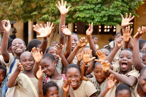 Afrikanische Grundschule Lome Togo — Stockfoto