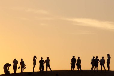 Mui Ne kum tepelerindeki figürler. Vietnam. 