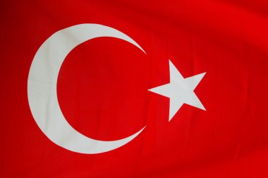 Türk bayrağı. Hilal ve yıldız. İstanbul. 
