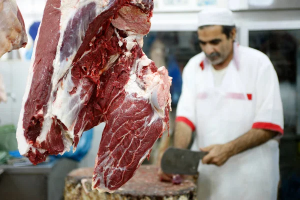 Butcher Meat Market Camel Meat — Stock Photo, Image