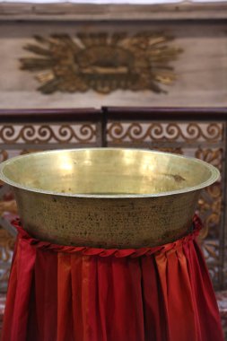  Saint Etienne du Mont Kilisesi. Vaftizcilik Fransa. 