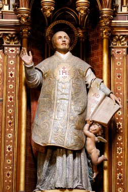Aziz Ignace Kilisesi. Loyola 'lı Ignatius. Fransa. 