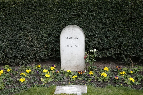 Pere Lachaise Begraafplaats Jardin Souvenir Tuin Van Herinnering Frankrijk — Stockfoto