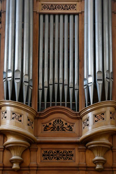 Protestant Temple Pentemont Organ France — стоковое фото