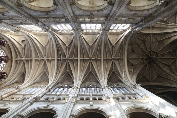 Eustache Church Nave France — Stock Photo, Image