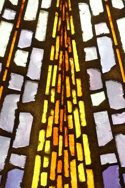 Церковь Святых Таинств Окно Витраже Франция — стоковое фото