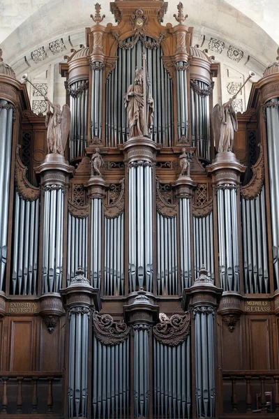 Sainte Elisabeth Hongrie Kilisesi Büyük Organ 1853 Suret Tarafından Yapıldı — Stok fotoğraf
