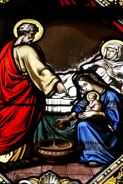 Nascimento Virgem Maria Igreja Católica Romana França — Fotografia de Stock