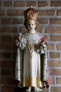 Prag 'lı Bebek İsa. Belçika. 