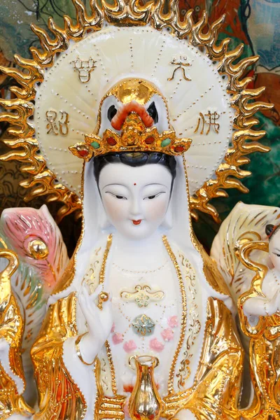 Linh Son Buddhist Temple Quan Bodhisattva Compassion Goddess Mercy Buddhism — Foto Stock