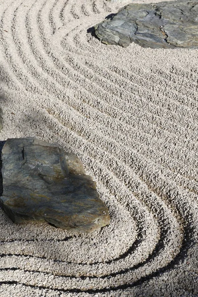 Jardín Japonés Paisaje Seco Budismo Zen — Foto de Stock