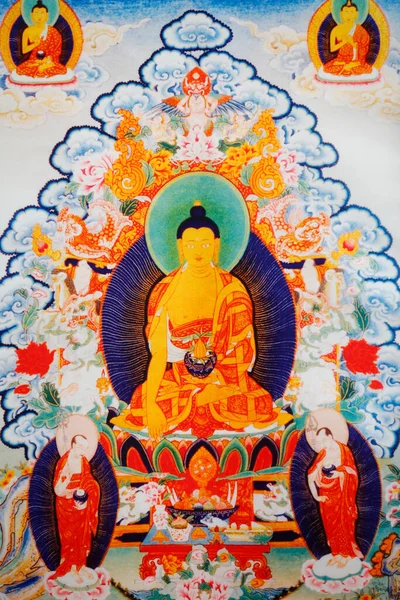 Gautama Buddha Mahayana Buddhista Templom Kínai Negyedben Amerikai Egyesült Államok — Stock Fotó