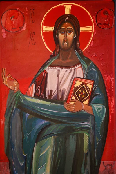 Oekraïense Grieks Katholieke Kerk Vladimir Grote Parijs Afbeelding Van Jezus — Stockfoto