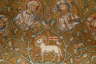 Yurt manastırı. Tanrı 'nın Kuzusu. İsrail. 