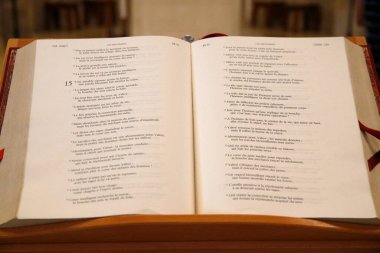 Abu Gee Benedictine Manastırı. İncil. İsrail. 