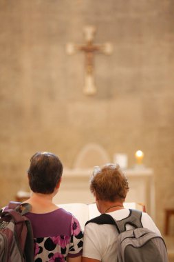 Abu Gee Benedictine Manastırı. Hacılar. İsrail. 