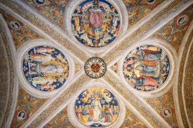 Hücre. İsa 'nın resimleri. Borgo 'daki Ateş Odası. Vatikan Müzesi.