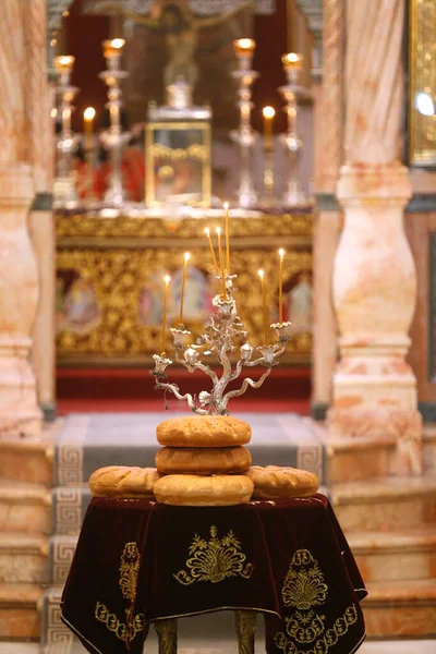 Grabeskirche Das Griechisch Orthodoxe Katholikon Israel — Stockfoto