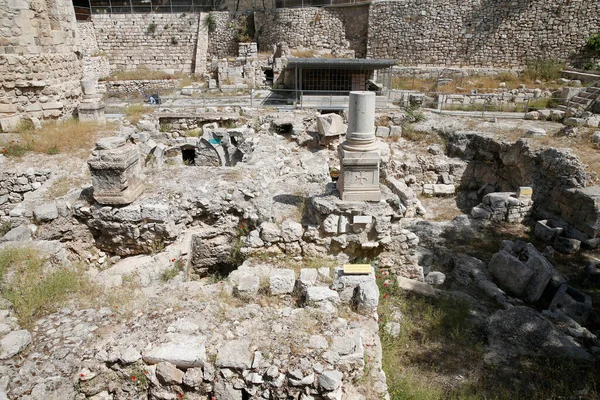 Πισίνα Της Βηθεσδάς Στην Ιερουσαλήμ Ισραήλ — Φωτογραφία Αρχείου