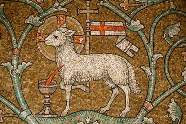 Yurt manastırı. Tanrı 'nın Kuzusu. İsrail. 