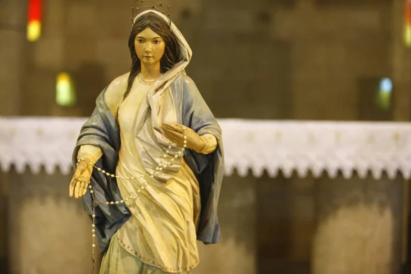 Virgen María Basílica Anunciación Israel — Foto de Stock