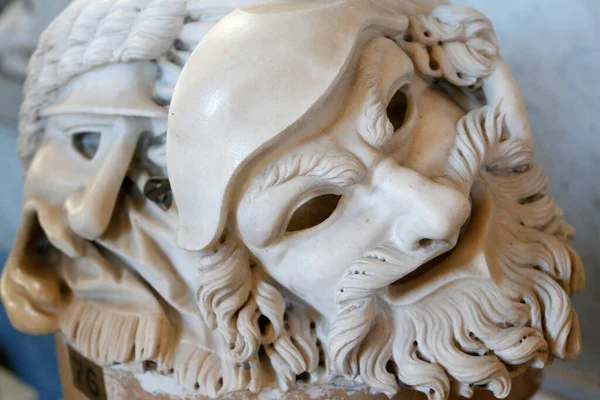 Des Masques Musée Vatican Église Catholique Romaine Italie — Photo