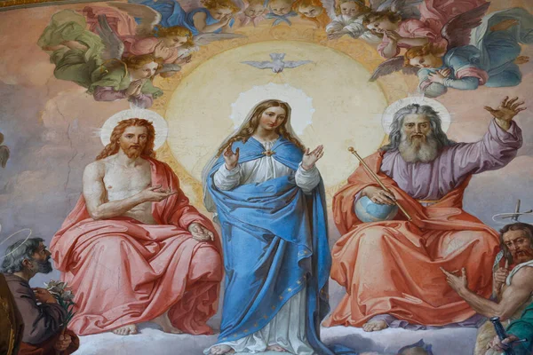 God Jesus Mary Vatican Museum Italy – stockfoto