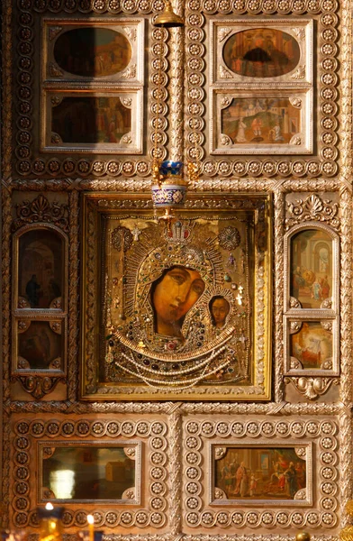 Kazan Cathedral Icon Our Lady Kazan Saint Petersburg Russia — Stockfoto