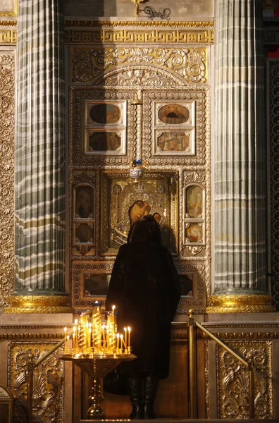 Kazan Katedrali Kazan Leydimizin Simgesi Aziz Petersburg Rusya — Stok fotoğraf