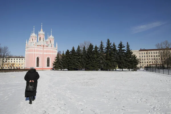 Chesma教堂建筑 圣彼得堡 俄罗斯 — 图库照片