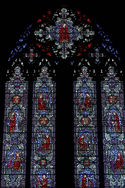 Stained Glass Windows Episcopal Church Heavenly Reste United States America — Fotografia de Stock