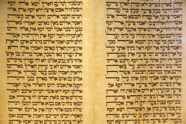 İsrail Müzesi. Tevrat Parşömeni. İsrail. 