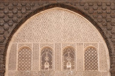 Ben Youssef Medersa Fas 'ın en büyük Medersa' sıdır, aslında Abou el Hassan yönetiminde kurulan dini bir okuldur. Marakech. Fas. 
