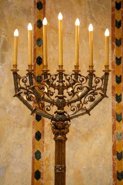Menorah. Tapınak Emanu-El. Amerika Birleşik Devletleri. 