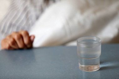 Geriatrik servisler. Hastanede yaşlılar. Fransa. 