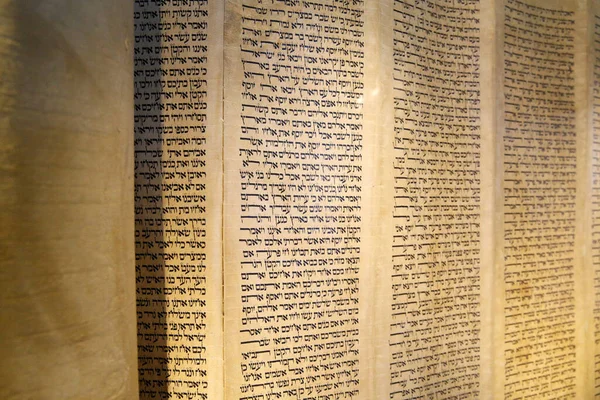 Israel Museum Torah Scroll Israel — стоковое фото