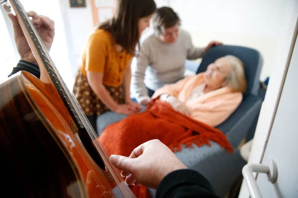 Hospital. Health and medicine.  Music therapy.  France.