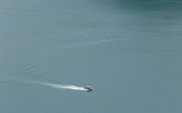 Annecy Lake Motor Boat France — Foto Stock