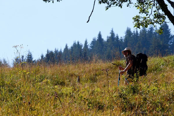 Hiking Alps Summer France Royalty Free Stock Images