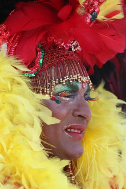 Paris 'te Gay Gururu yürüyüşü. LGBT.