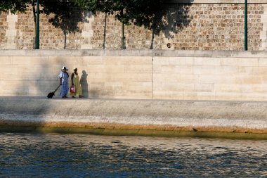 Sully Köprüsü. Paris 'te turizm. Fransa